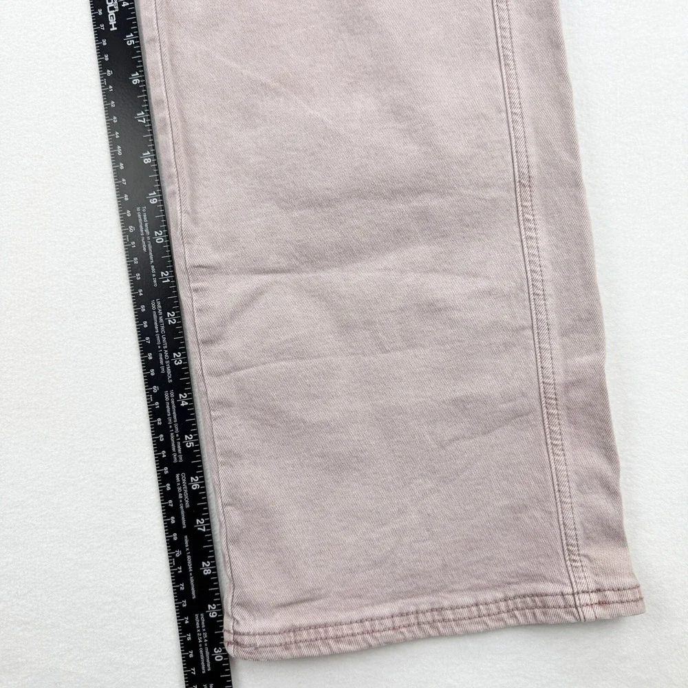 AMERICAN EAGLE Skater Jean Size 0 Wide Leg Utility Pocket Womens‎ Light Purple